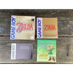 Instruction Booklet/box ONLY Nintendo GameBoy Legend of Zelda Link's Awakening